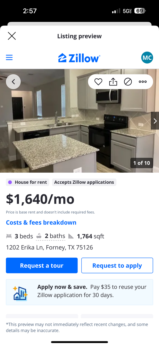 property at 1602 Erika Ln