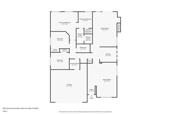 5037 Via De Fortuna Way in North Las Vegas, NV - Building Photo - Building Photo