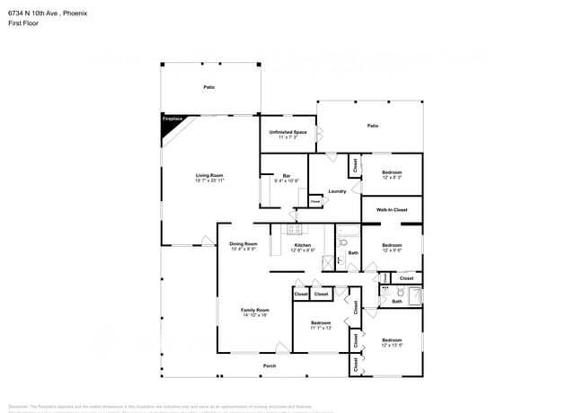 6734 N 10th Ave in Phoenix, AZ - Foto de edificio - Building Photo