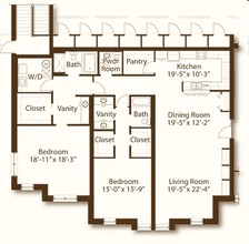 Park View Condo in Chesapeake, VA - Foto de edificio - Floor Plan