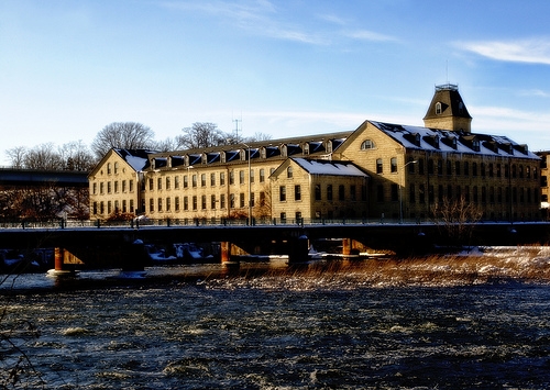 Historic Fox River Mills in Appleton, WI - Building Photo