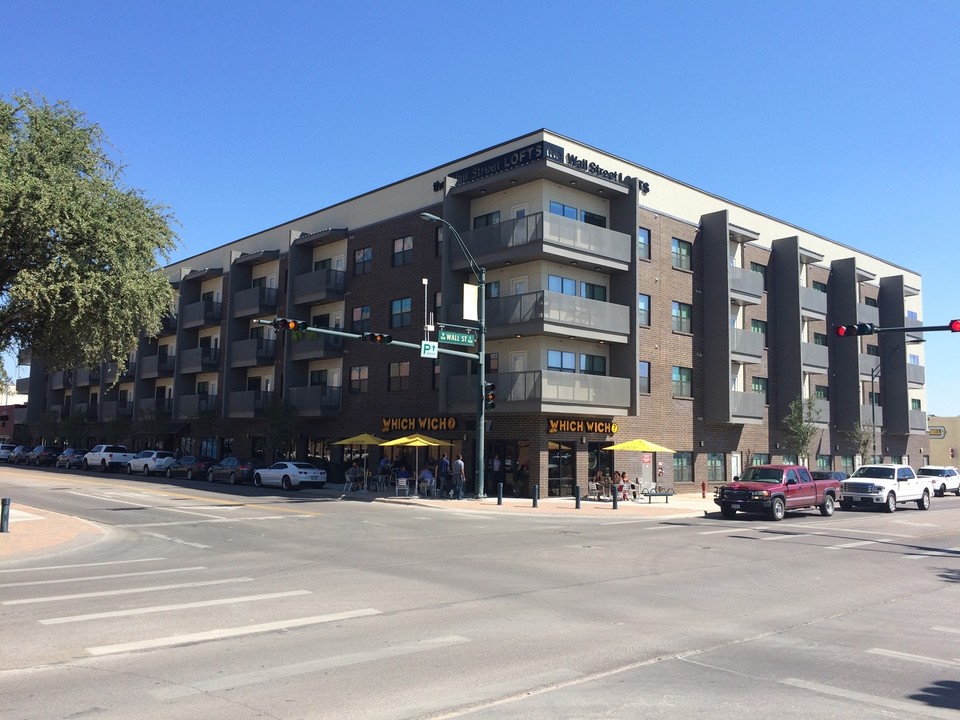 The Wall Street Lofts in Midland, TX - Building Photo