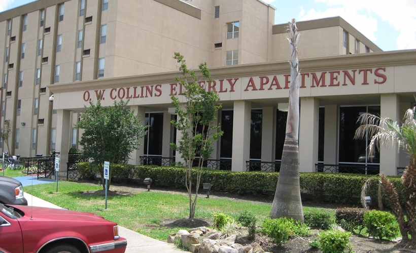 OW Collins - 62+ & 50+ Senior Apartment in Port Arthur, TX - Building Photo