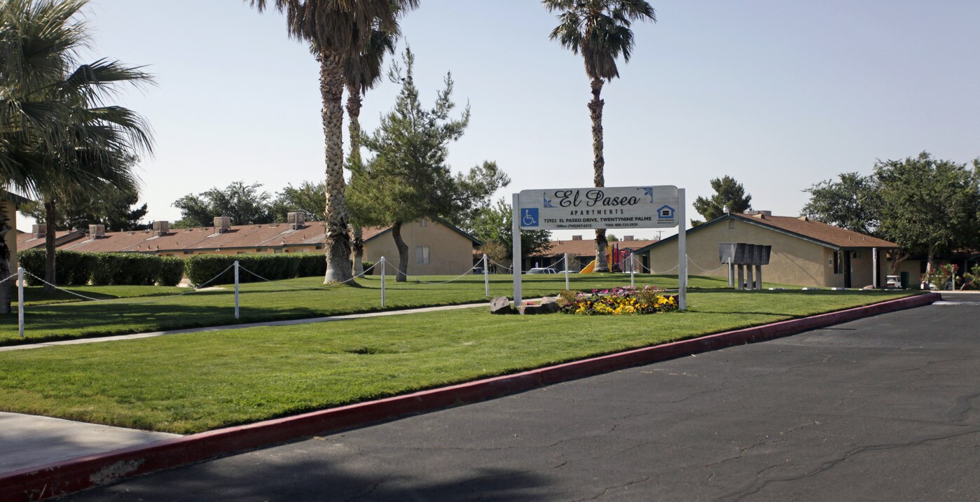 El Paseo Apartments in Twentynine Palms, CA - Building Photo