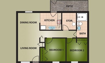 Vandalia Village Apartments in Vandalia, OH - Building Photo - Floor Plan