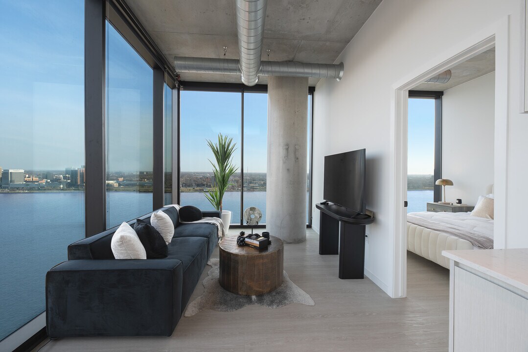 The Residences Water Square in Detroit, MI - Building Photo