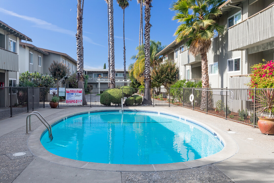 Palm Villa in Sunnyvale, CA - Building Photo
