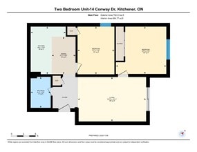 14 Conway Dr in Kitchener, ON - Building Photo - Floor Plan