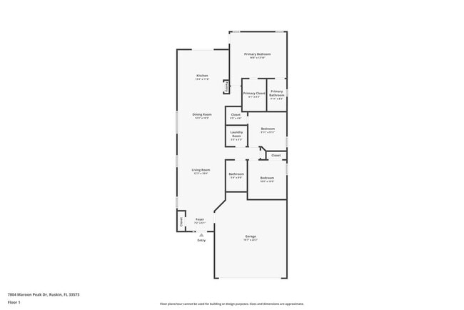 7804 Maroon Peak Dr in Ruskin, FL - Foto de edificio - Building Photo