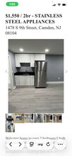 1478 S 9th St, Unit 2 Bedroom 1 Bath in Camden, NJ - Foto de edificio - Building Photo