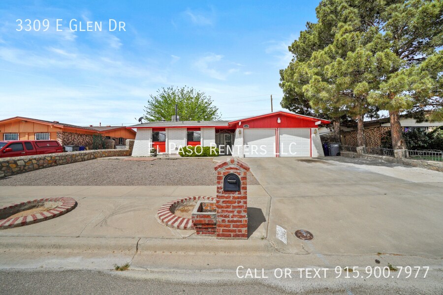3309 E Glen Dr in El Paso, TX - Building Photo