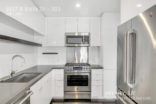 1037 N Vista St in West Hollywood, CA - Building Photo