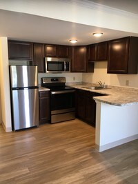 One Bedroom- Kitchen - The Axis at 1435 Apartments in Lexington, Kentucky