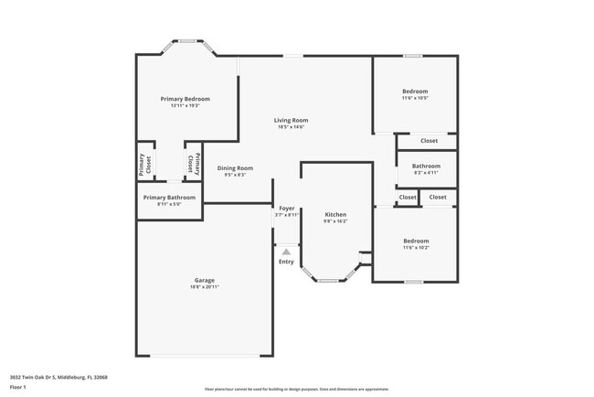 3032 Twin Oak Dr S in Middleburg, FL - Building Photo - Building Photo