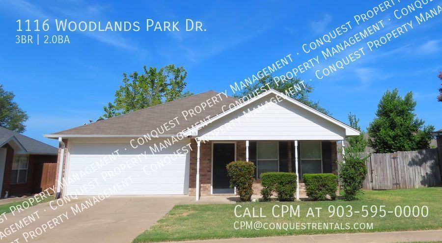 1116 Woodlands Park Dr in Lindale, TX - Foto de edificio