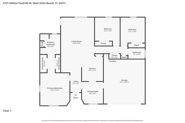 5141 Willow Pond Rd W in West Palm Beach, FL - Foto de edificio - Building Photo