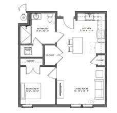 Green Park Apartments in Richmond, VA - Foto de edificio - Floor Plan