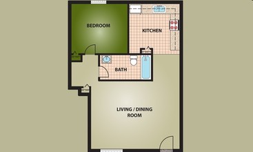 Jefferson Place in Utica, OH - Foto de edificio - Floor Plan