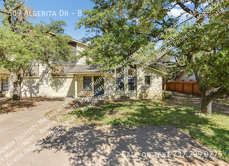 509 Algerita Dr-Unit -B in Georgetown, TX - Building Photo