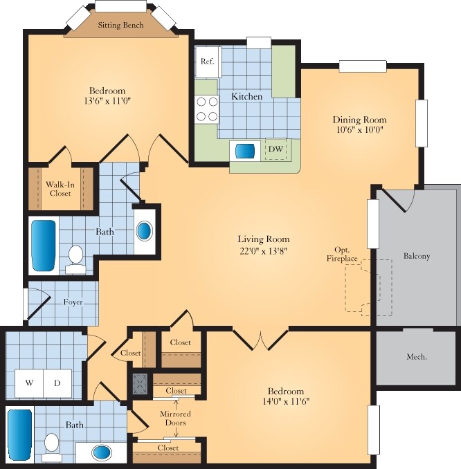 Cascades Overlook Apartments in Sterling, VA
