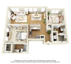 The Langston in Cleveland, OH - Foto de edificio - Floor Plan