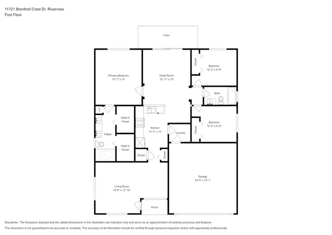 11721 Brenford Crest Dr in Riverview, FL - Foto de edificio - Building Photo