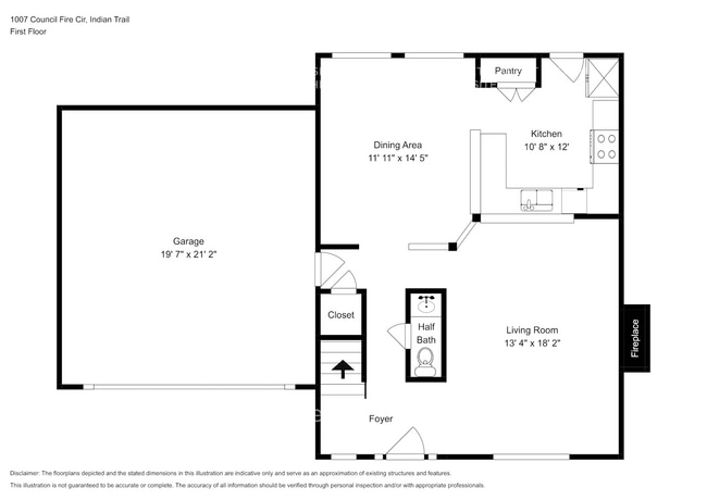 1007 Council Fire Cir in Indian Trail, NC - Building Photo - Building Photo