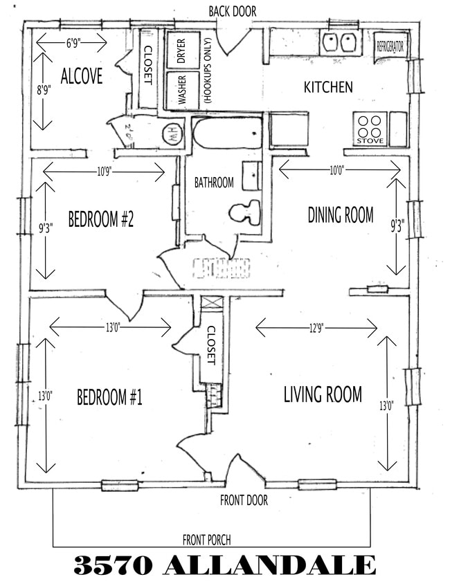 3570 Allandale Ln in Memphis, TN - Foto de edificio - Building Photo