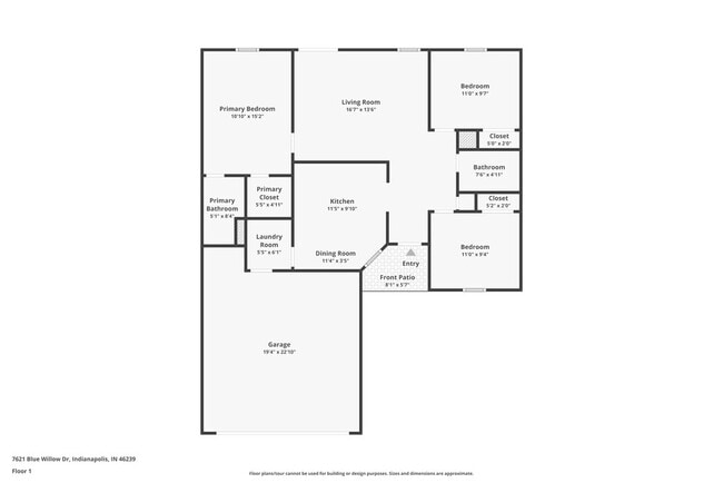 7621 Blue Willow Dr in Indianapolis, IN - Foto de edificio - Building Photo