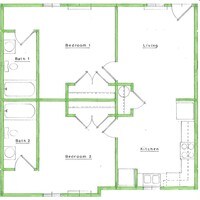 Floor Plan - Studio to 4 bedrooms Contact for Rates - The Villas at WCU Apartments in Cullowhee, North Carolina