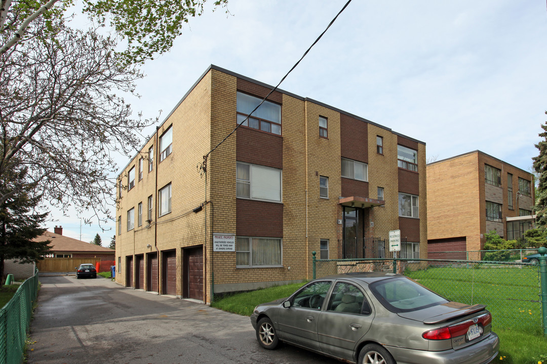 80 Bartley Dr in Toronto, ON - Building Photo