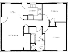 Frio Apartments in Pearsall, TX - Foto de edificio - Floor Plan