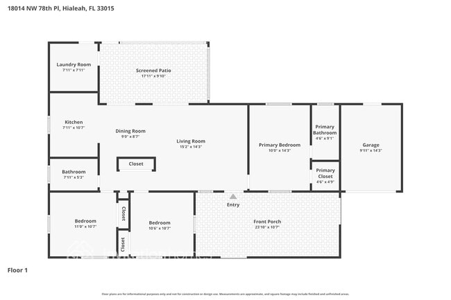 18014 NW 78th Pl, Unit W3 in Hialeah, FL - Building Photo - Building Photo