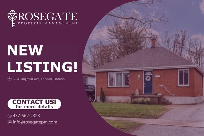 Charming 3-Bedroom Detached Home with Backyard & 3 Parking Spots – Pet Friendly – London