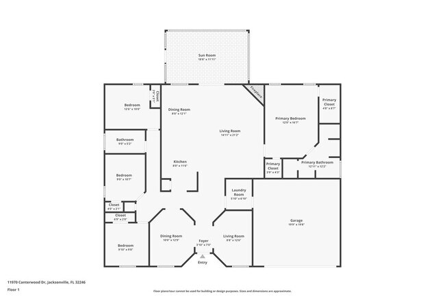 11970 Canterwood Dr in Jacksonville, FL - Foto de edificio - Building Photo