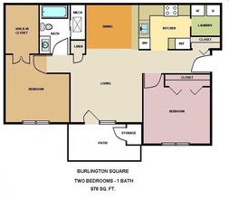 Burlington Square Apartments in Omaha, NE - Building Photo - Floor Plan