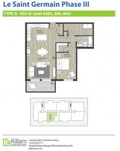 Le Saint Germain at Dieppe Villages in Dieppe, NB - Building Photo - Floor Plan