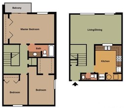 Brandy Drive Apartments in Crystal Lake, IL - Foto de edificio - Floor Plan