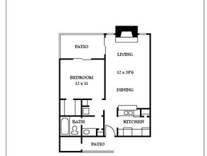 Tealwood Apartment Homes in Dallas, TX - Foto de edificio - Floor Plan