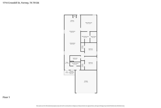 1714 Crossbill St in Forney, TX - Foto de edificio - Building Photo