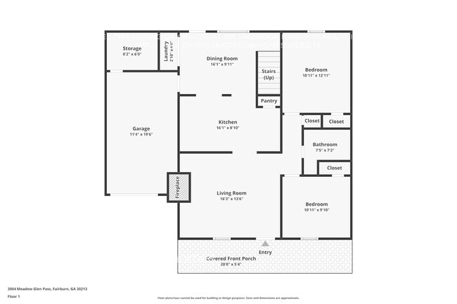 3004 Meadow Glen Pass in Fairburn, GA - Foto de edificio - Building Photo