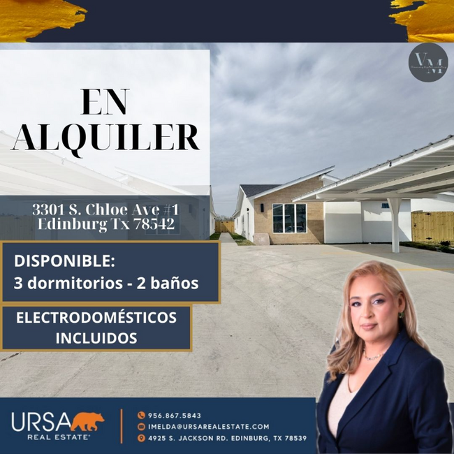3301 Chloe Ave-Unit -2 in Edinburg, TX - Building Photo - Building Photo