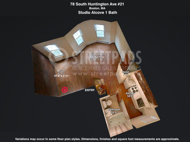 property at 78 S Huntington Ave