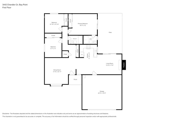 3442 Chandler Cir in Bay Point, CA - Foto de edificio - Building Photo