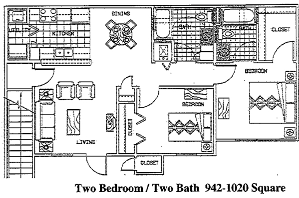 Valley Creek Apartments in Fort Stockton, TX - Building Photo - Floor Plan