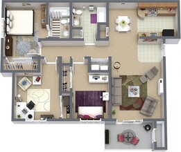 Bridge View Apartments in Clarkston, WA - Foto de edificio - Floor Plan