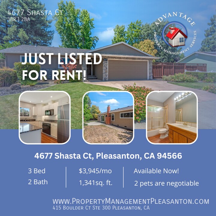 4677 Shasta Ct in Pleasanton, CA - Building Photo
