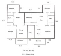 Colonial Court in Kansas City, MO - Foto de edificio - Floor Plan