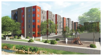 7850 East Jefferson in Detroit, MI - Building Photo