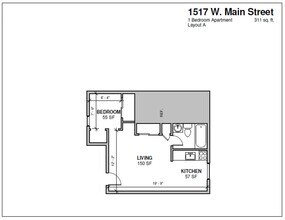 1517 W Main St in Muncie, IN - Foto de edificio - Building Photo
